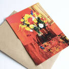 Поздравительная открытка "Полевые цветы"